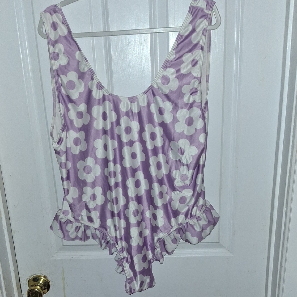 Sugar Thrillz Purple Floral One Piece